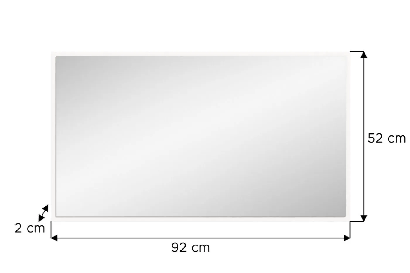 Gadrerobenspiegel Projekt X | weiß