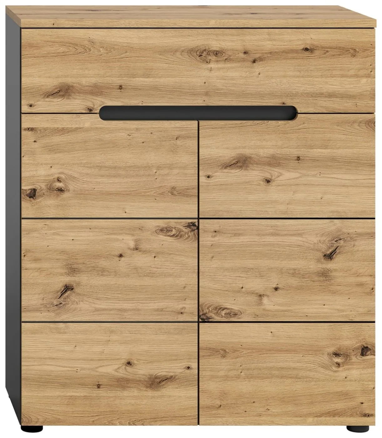 Garderoben-Set Canu 3 | Basalt grau / Artisan | 3-teilig