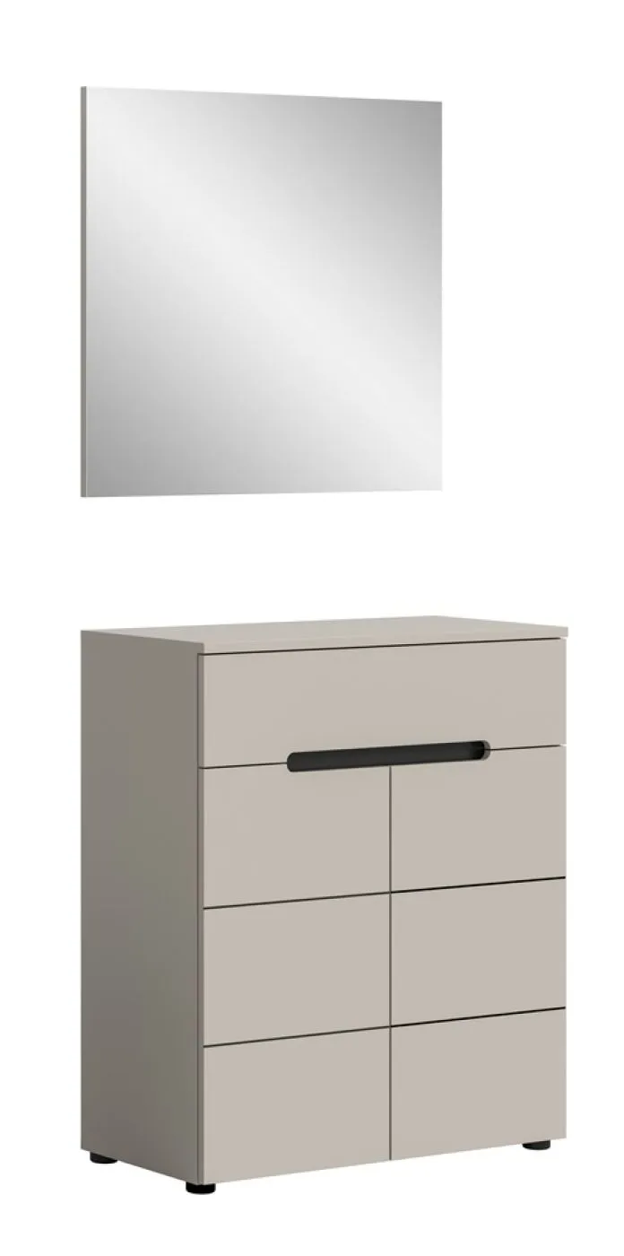 Garderoben-Set Canu | Kaschmir / Basalt grau | 2-teilig