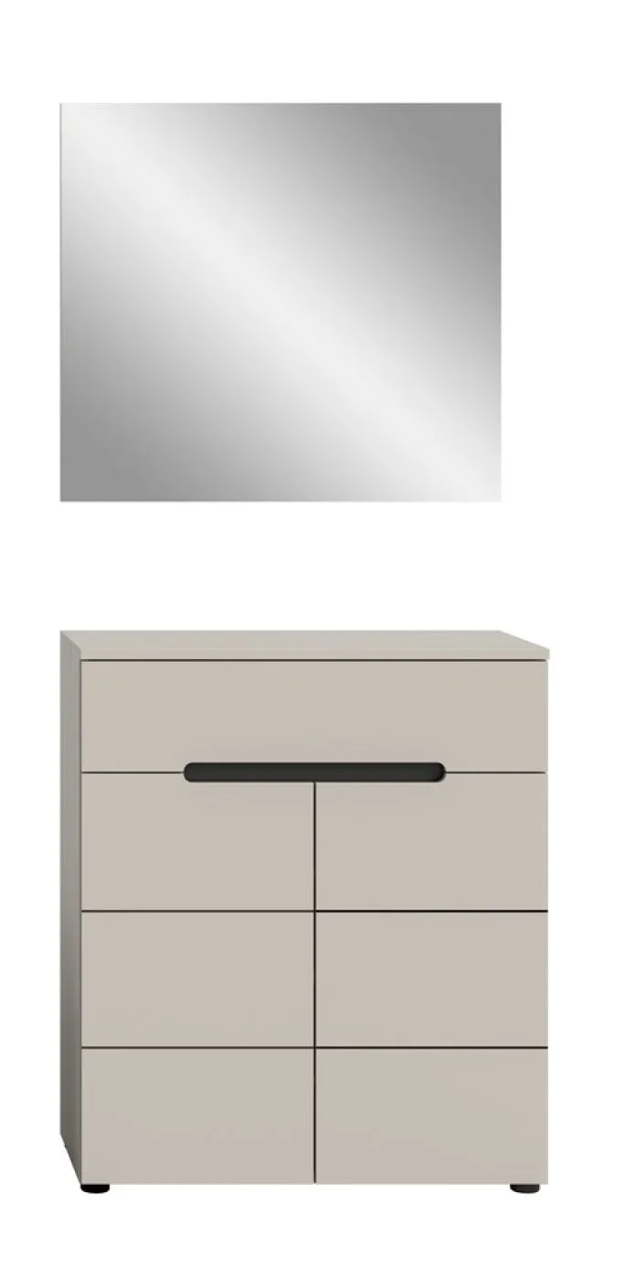 Garderoben-Set Canu | Kaschmir / Basalt grau | 2-teilig