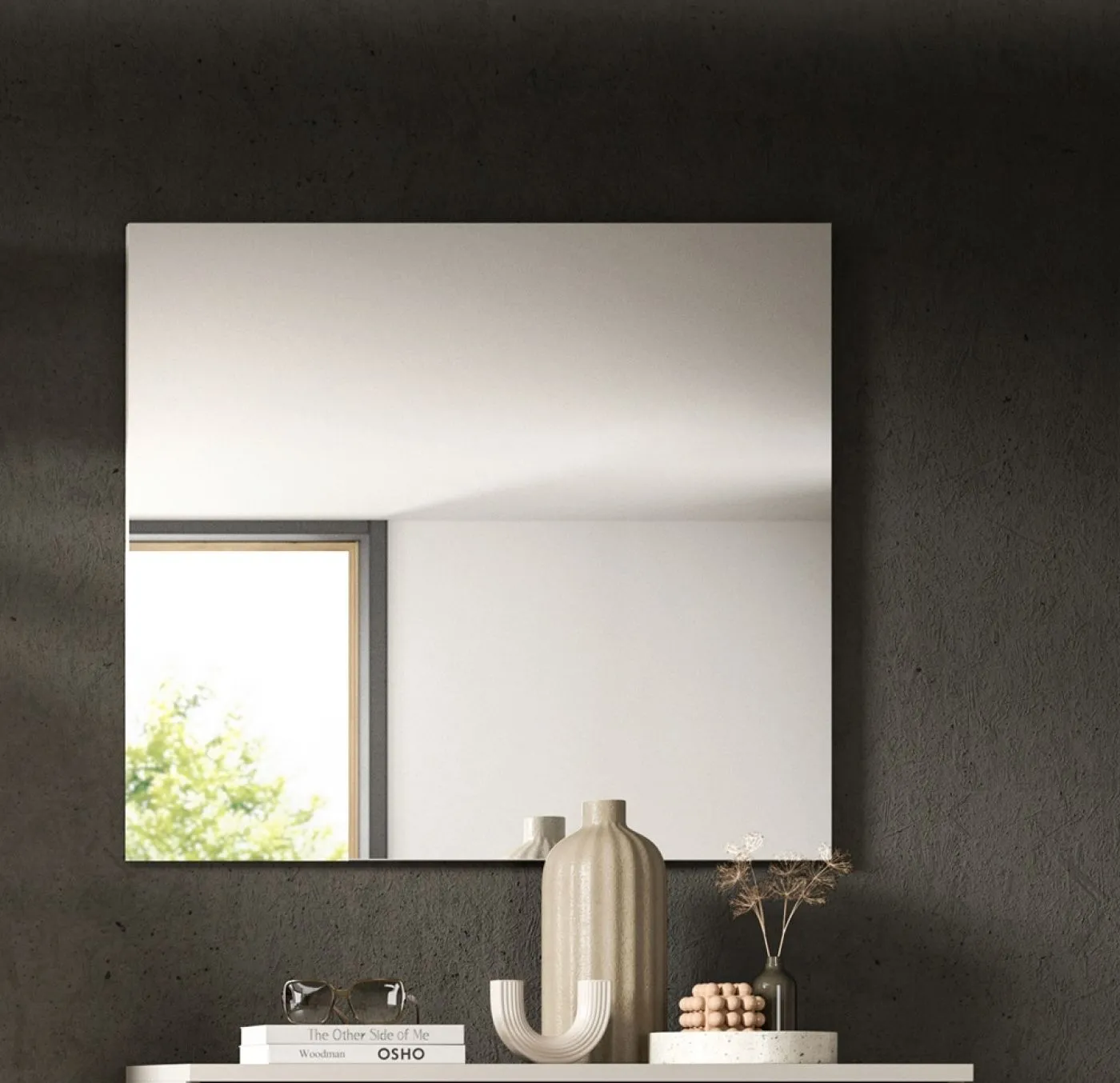 Garderoben-Set Canu | Kaschmir / Basalt grau | 2-teilig