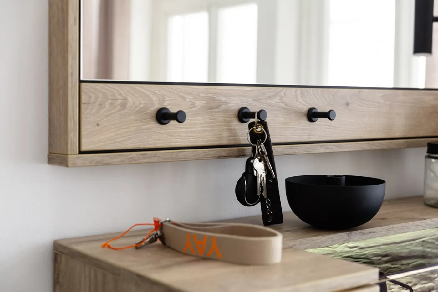 Garderoben Set Mezzano 2 | Viking Oak | 3-teilig mit Beleuchtung