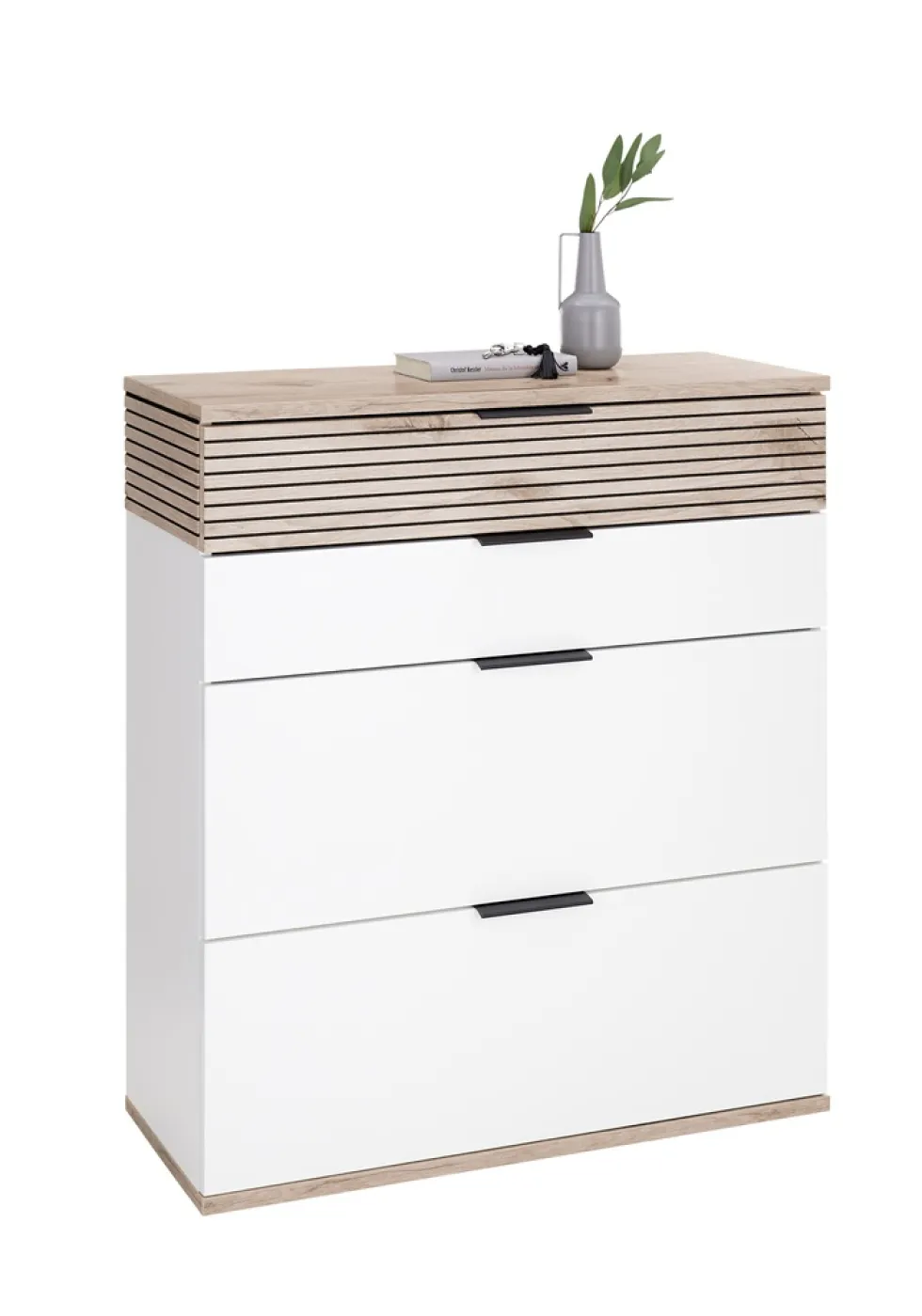 Garderoben Set Montello | Soft white / Viking Oak | 4-teilig