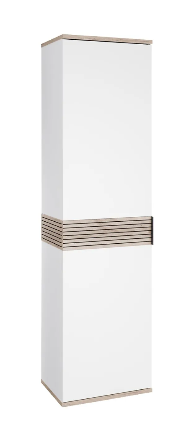 Garderoben Set Montello | Soft white / Viking Oak | 4-teilig mit Sitzkissen