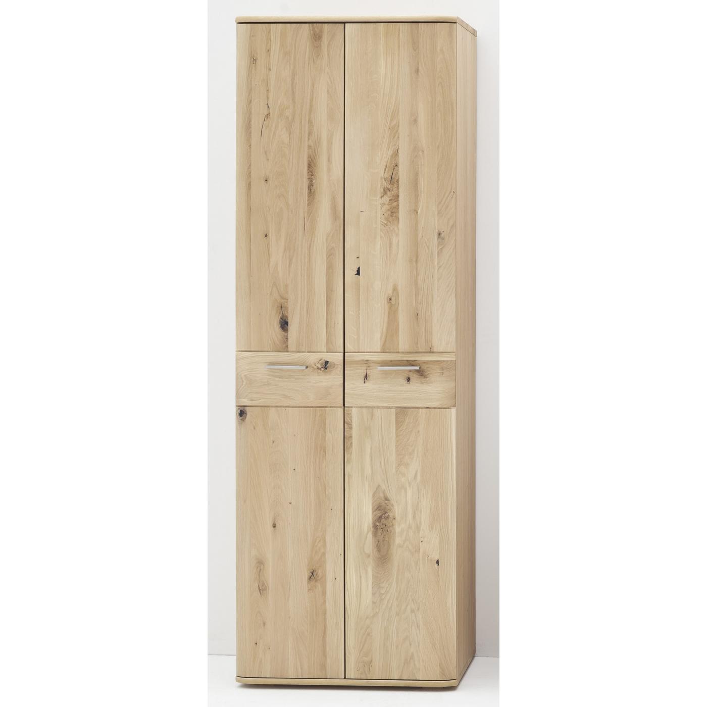 Garderoben Set Nilo | Balkeneiche Bianco | 5-teilig | Sitzkissen