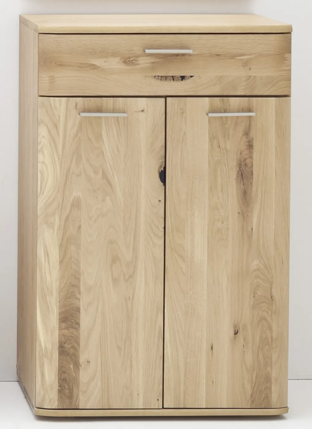 Garderoben Set Nilo | Balkeneiche Bianco | 5-teilig | Sitzkissen mit Sitzkissen