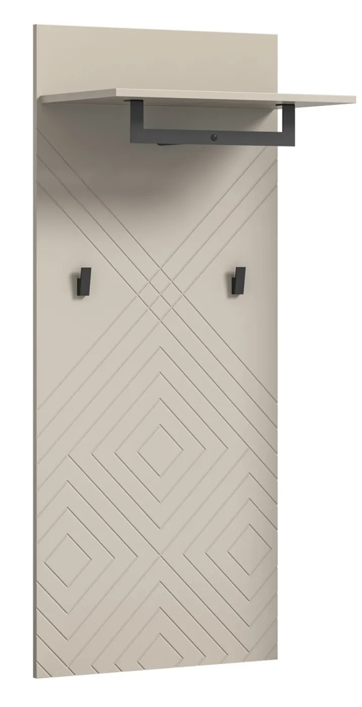 Garderoben-Set Notes | beige matt/sandfarben | 4-teilig