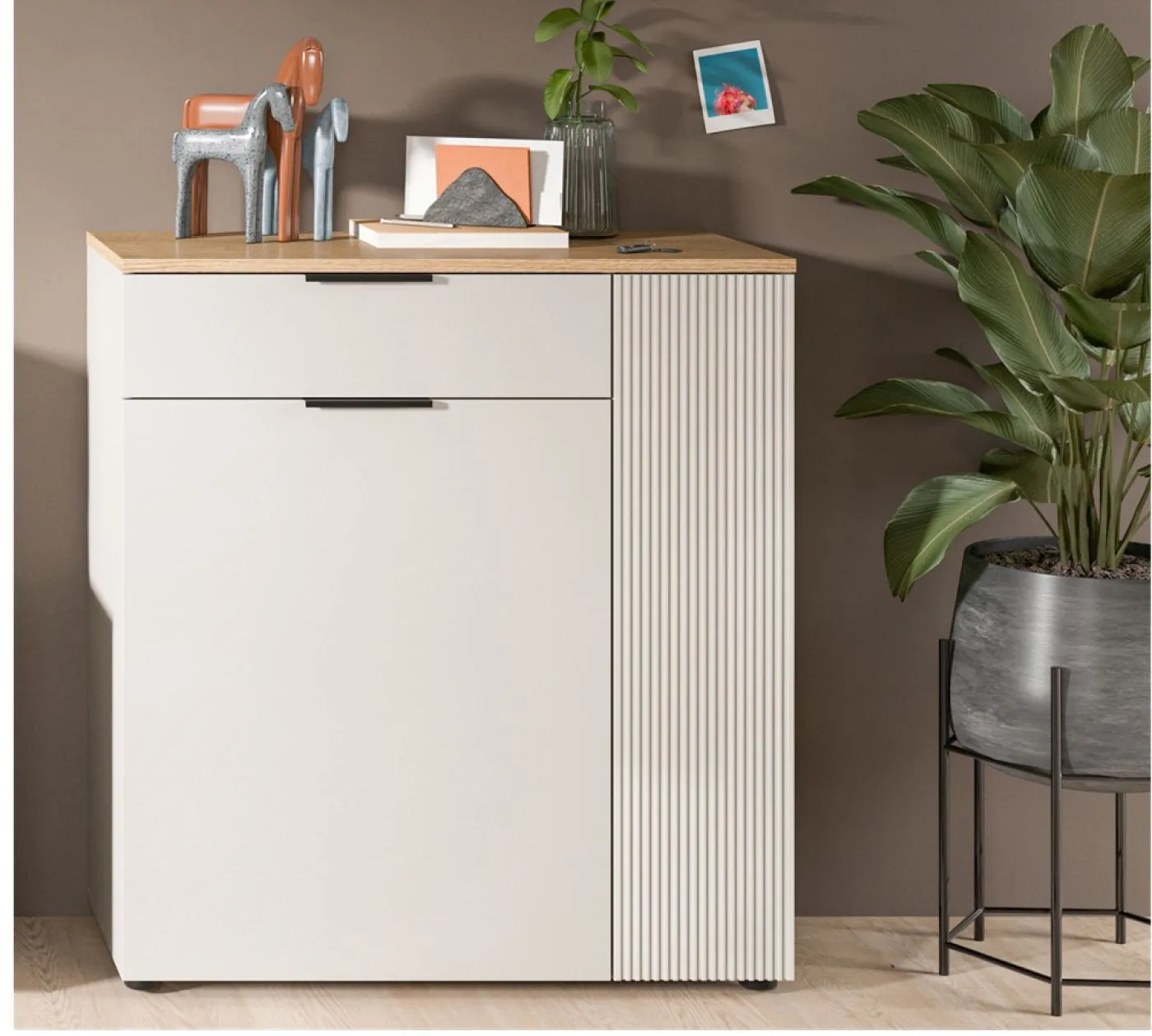 Garderoben-Set Slide | Kaschmir / Evoke Oak | 4-teilig