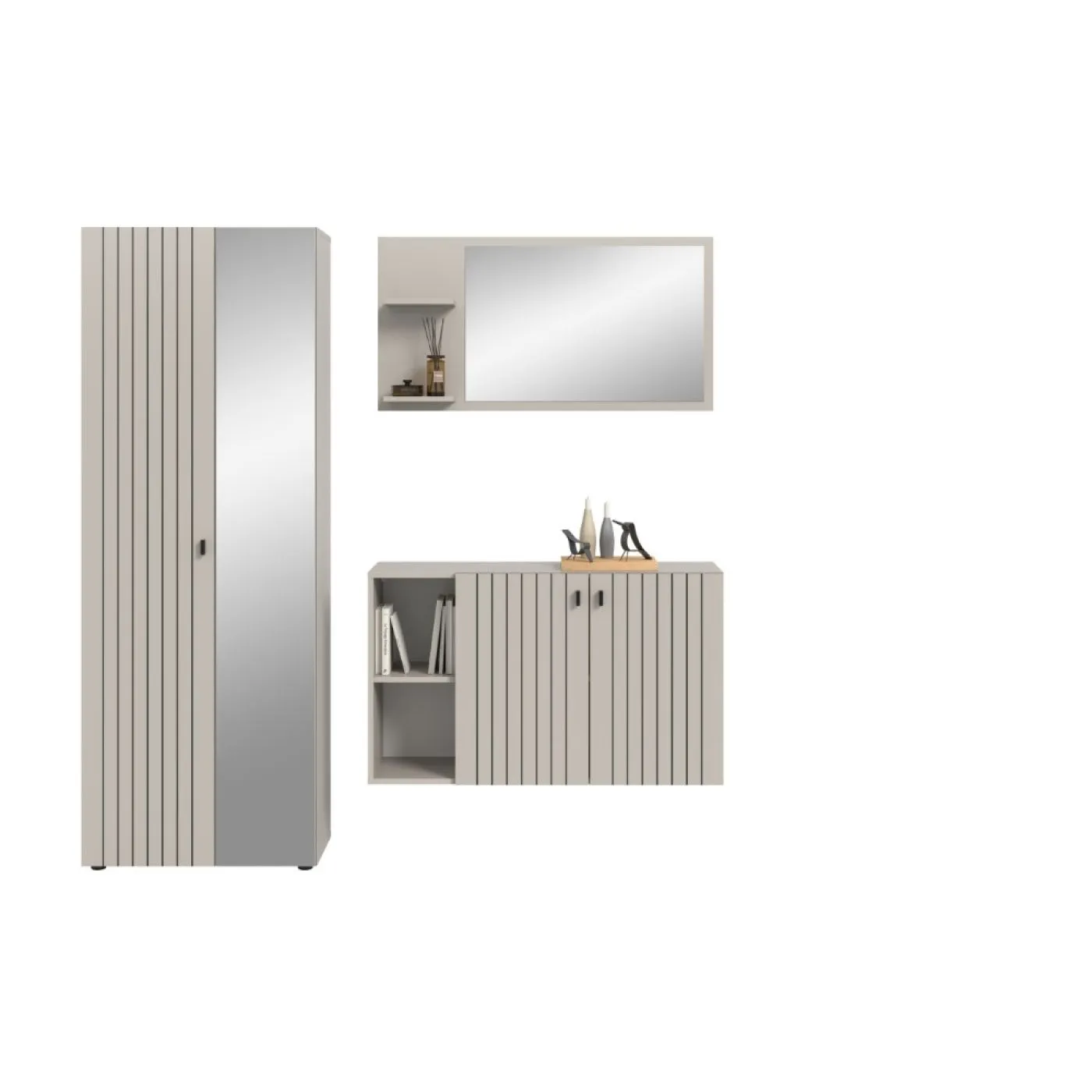 Garderoben-Set Station 3 | Kaschmir | 3-teilig