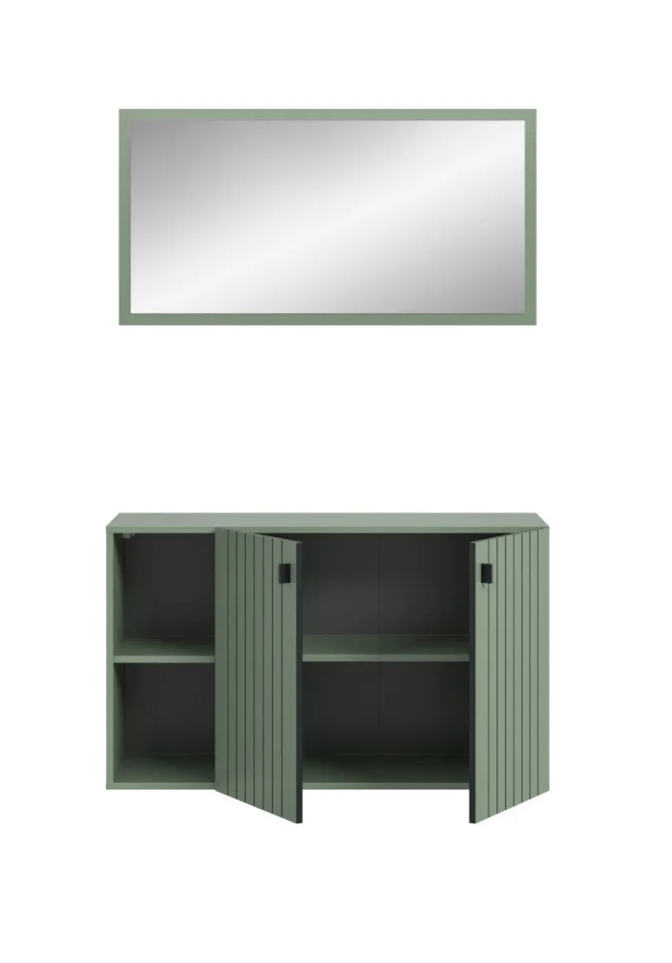 Garderoben-Set Station 4 | Smoke Green | 2-teilig