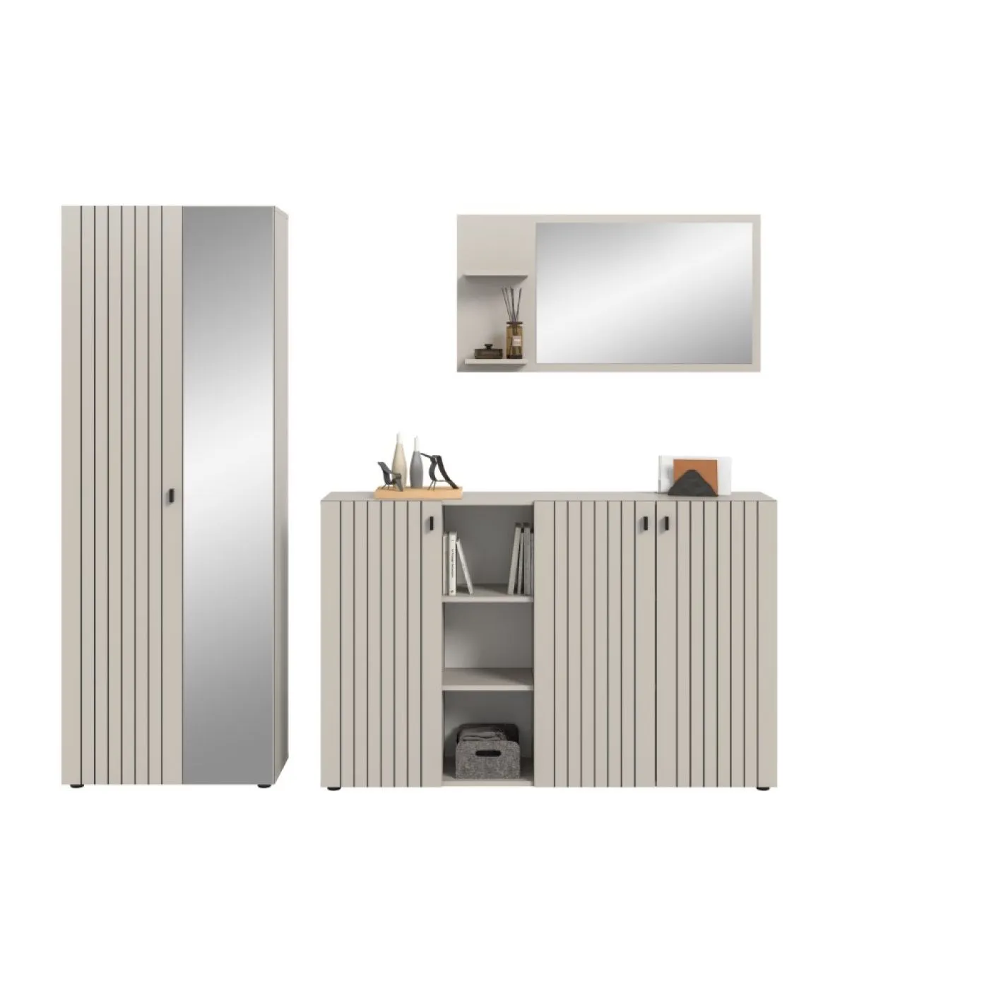 Garderoben-Set Station 5 | Kaschmir | 3-teilig