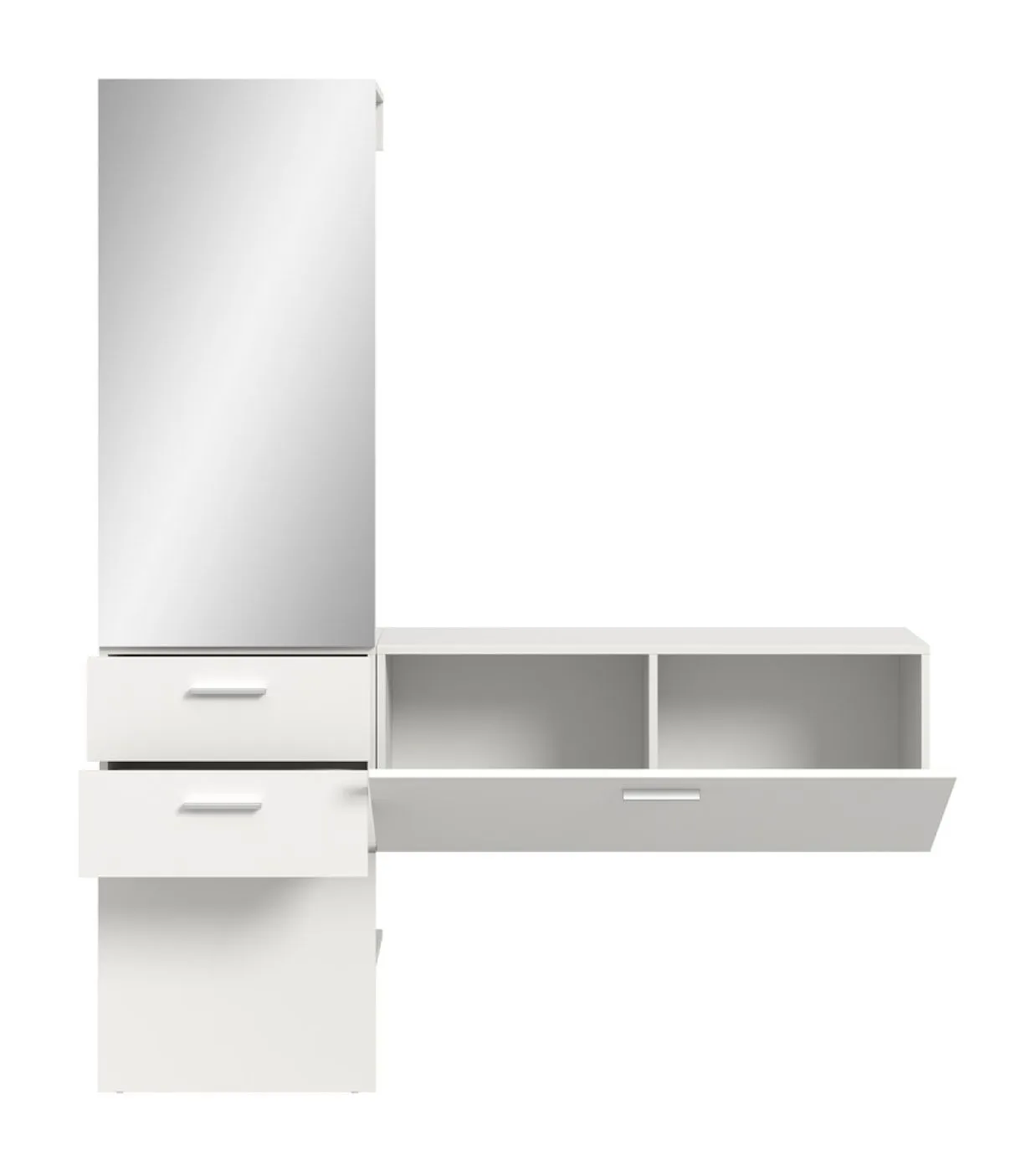 Garderoben-Set Vaga 2 | 2-teilig | weiß