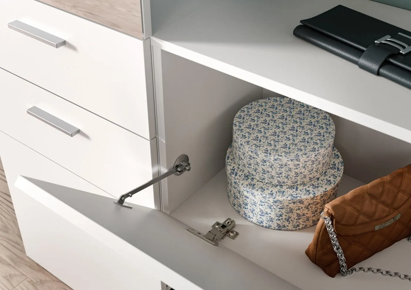 Garderoben-Set Vaga 2 | 3-teilig | weiß