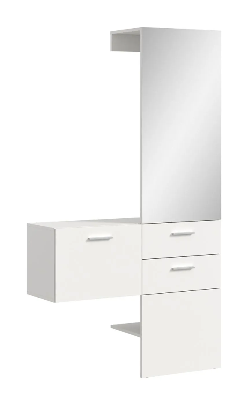 Garderoben-Set Vaga | 2-teilig | weiß