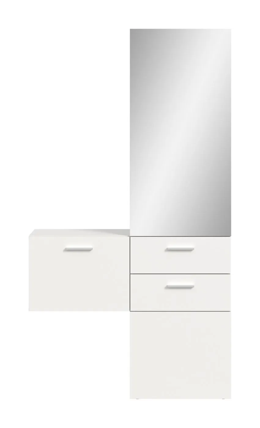 Garderoben-Set Vaga | 2-teilig | weiß