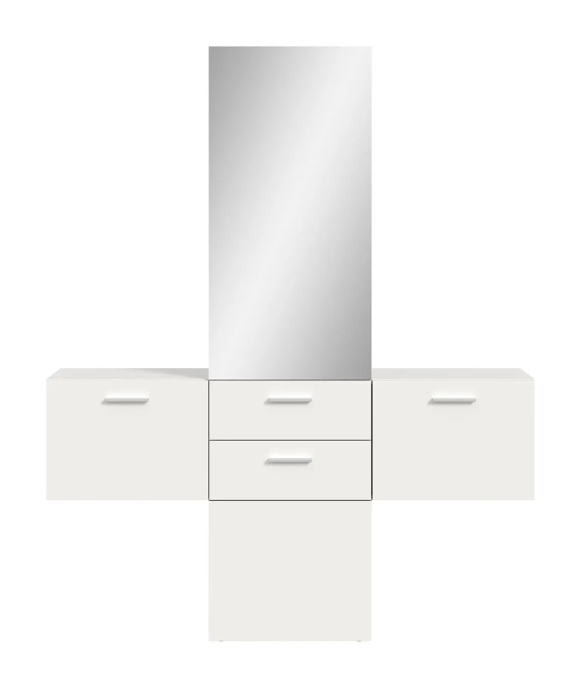 Garderoben-Set Vaga 3 | 3-teilig | weiß