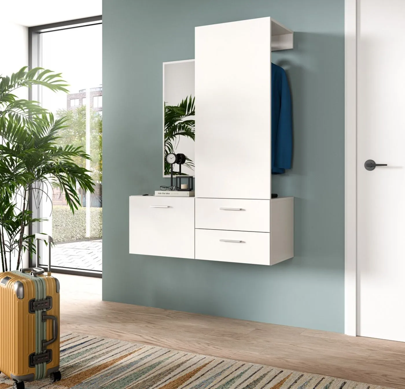 Garderoben-Set Vaga | 3-teilig | weiß