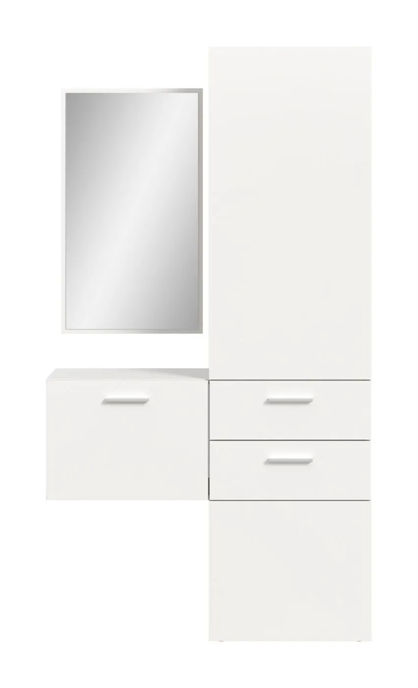 Garderoben-Set Vaga | 3-teilig | weiß