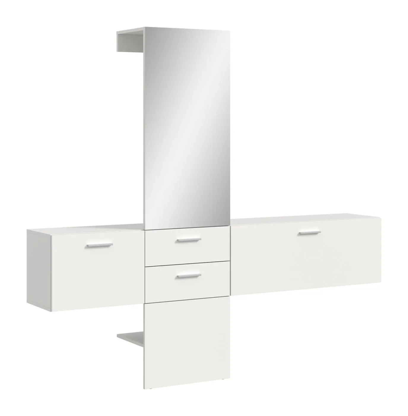 Garderoben-Set Vaga 4 | 3-teilig | weiß