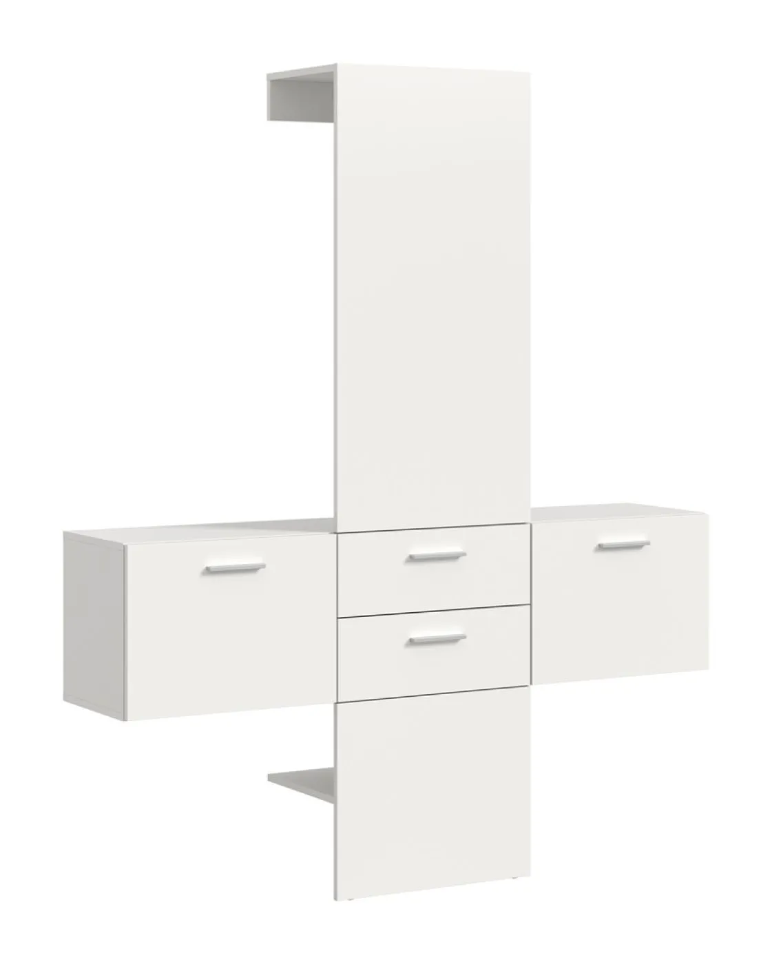 Garderoben-Set Vaga 5 | 3-teilig | weiß