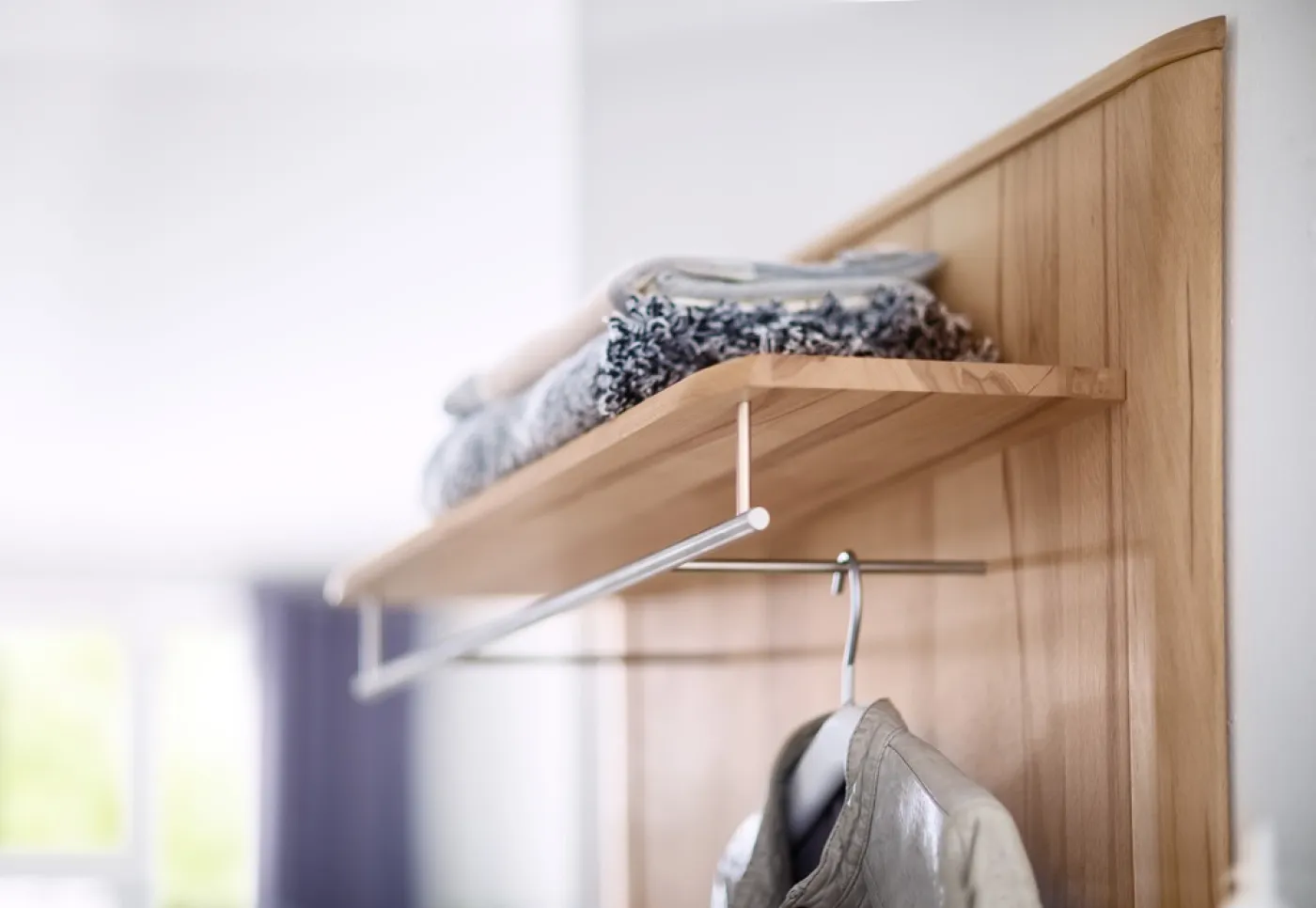 Garderoben Set Vedura | Kernbuche massiv | 5-teilig ohne Kissen