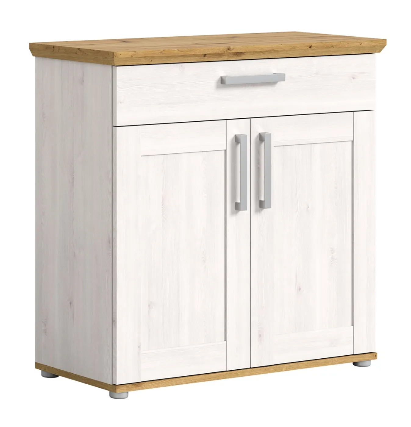 Garderoben-Set Verona | Lärche Sibiu / Eiche | 4-teilig mit Sitzkissen