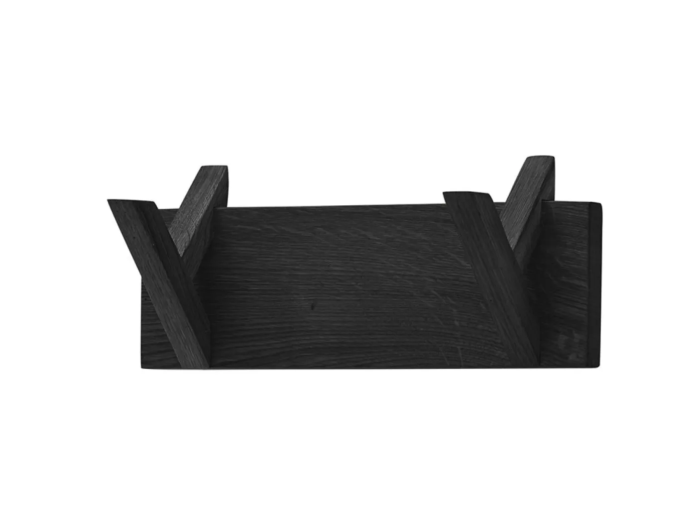 Garderobenpaneel Bantry 2 | Eiche massiv schwarz | verschiedene Größen