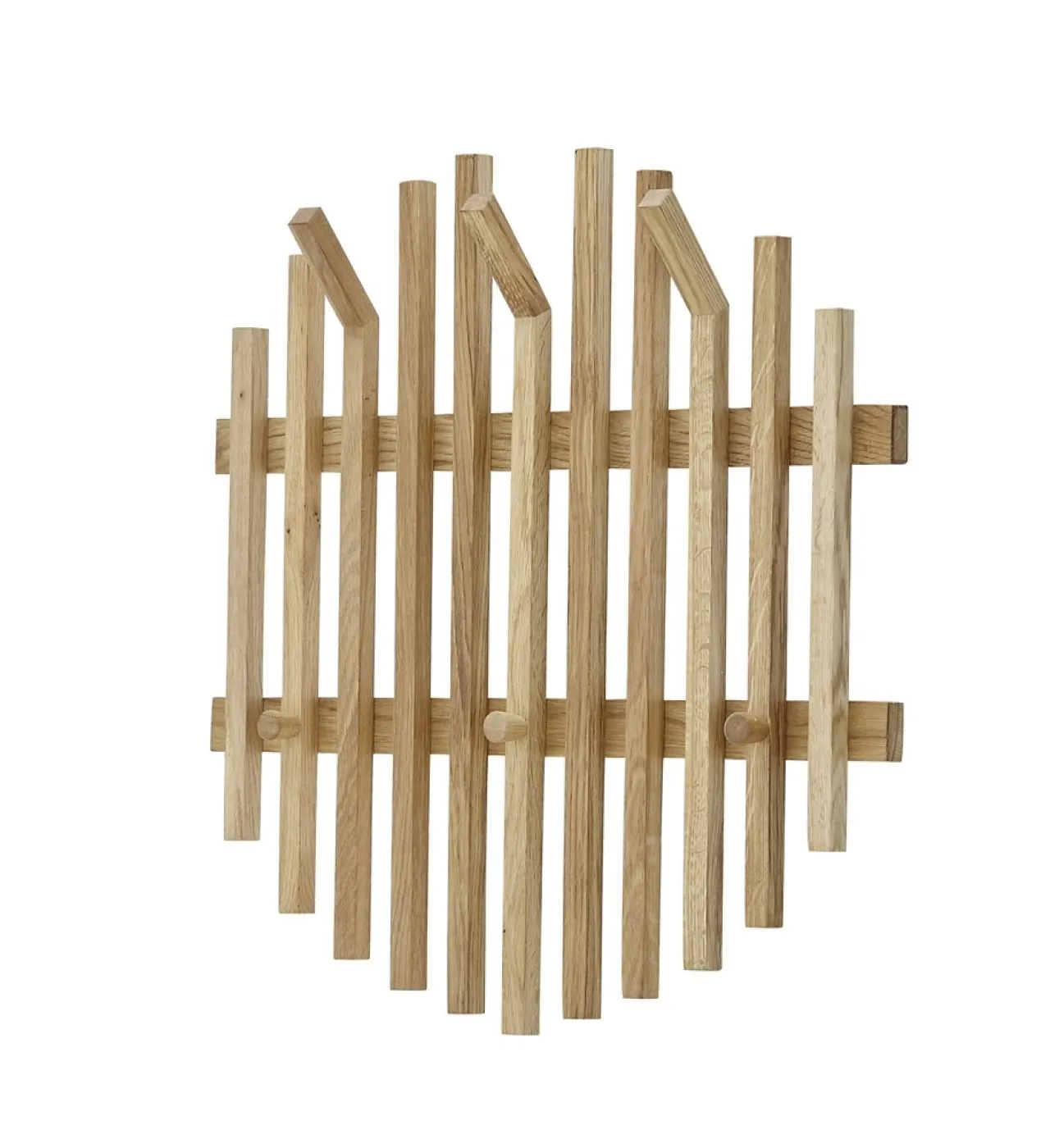 Garderobenpaneel Bantry 4 | Eiche massiv | verschiedene Größen