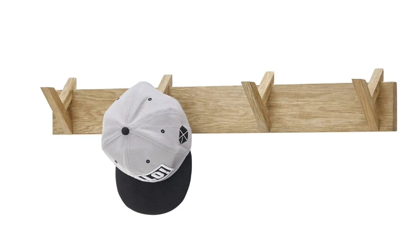 Garderobenpaneel Bantry 5 | Eiche massiv | verschiedene Größen