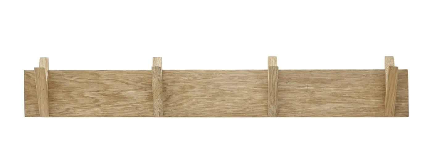 Garderobenpaneel Bantry 5 | Eiche massiv | verschiedene Größen