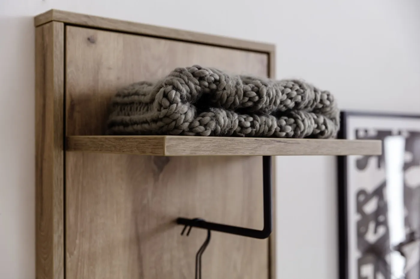 Garderobenpaneel Mezzano mit Spiegel | Viking Oak