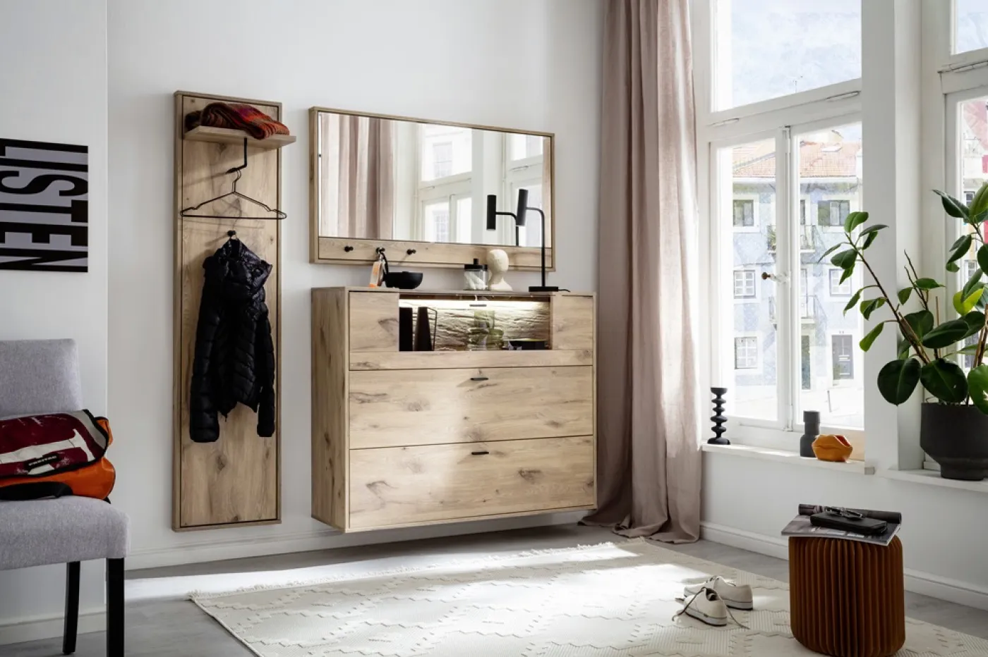 Garderobenpaneel Mezzano | Viking Oak