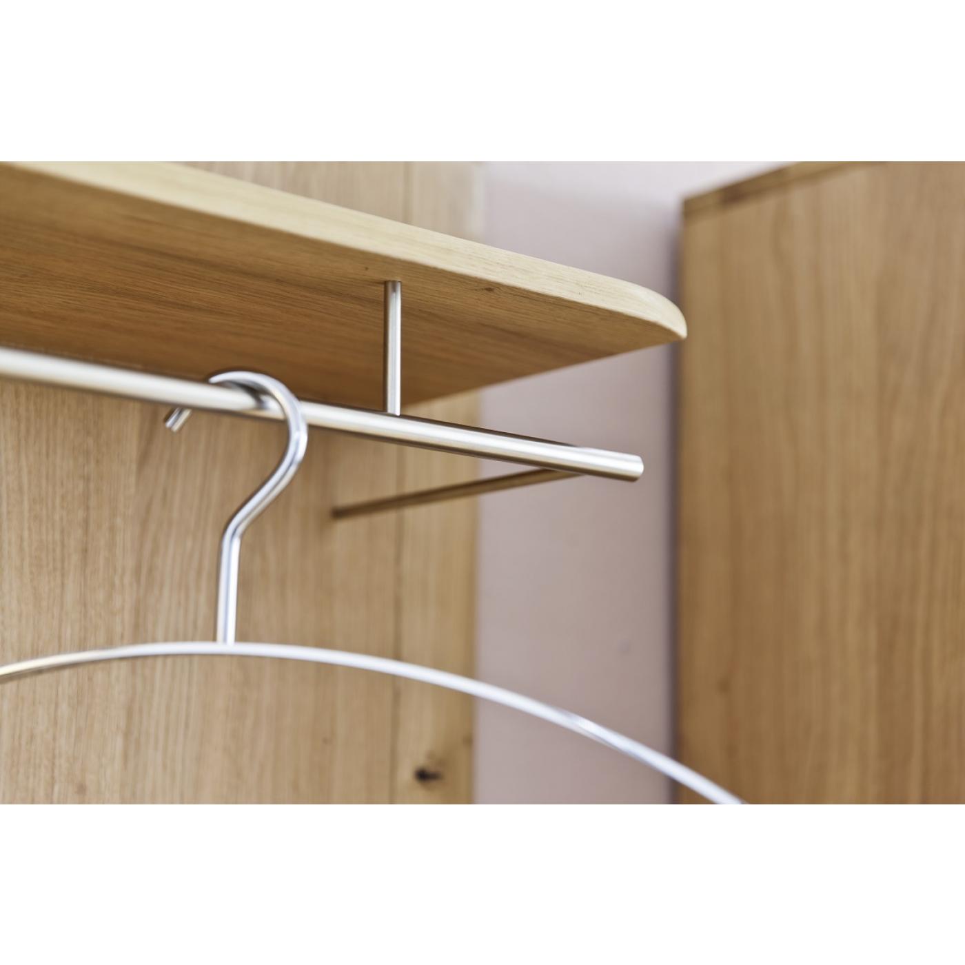 Garderobenpaneel Nilo | Balkeneiche Bianco