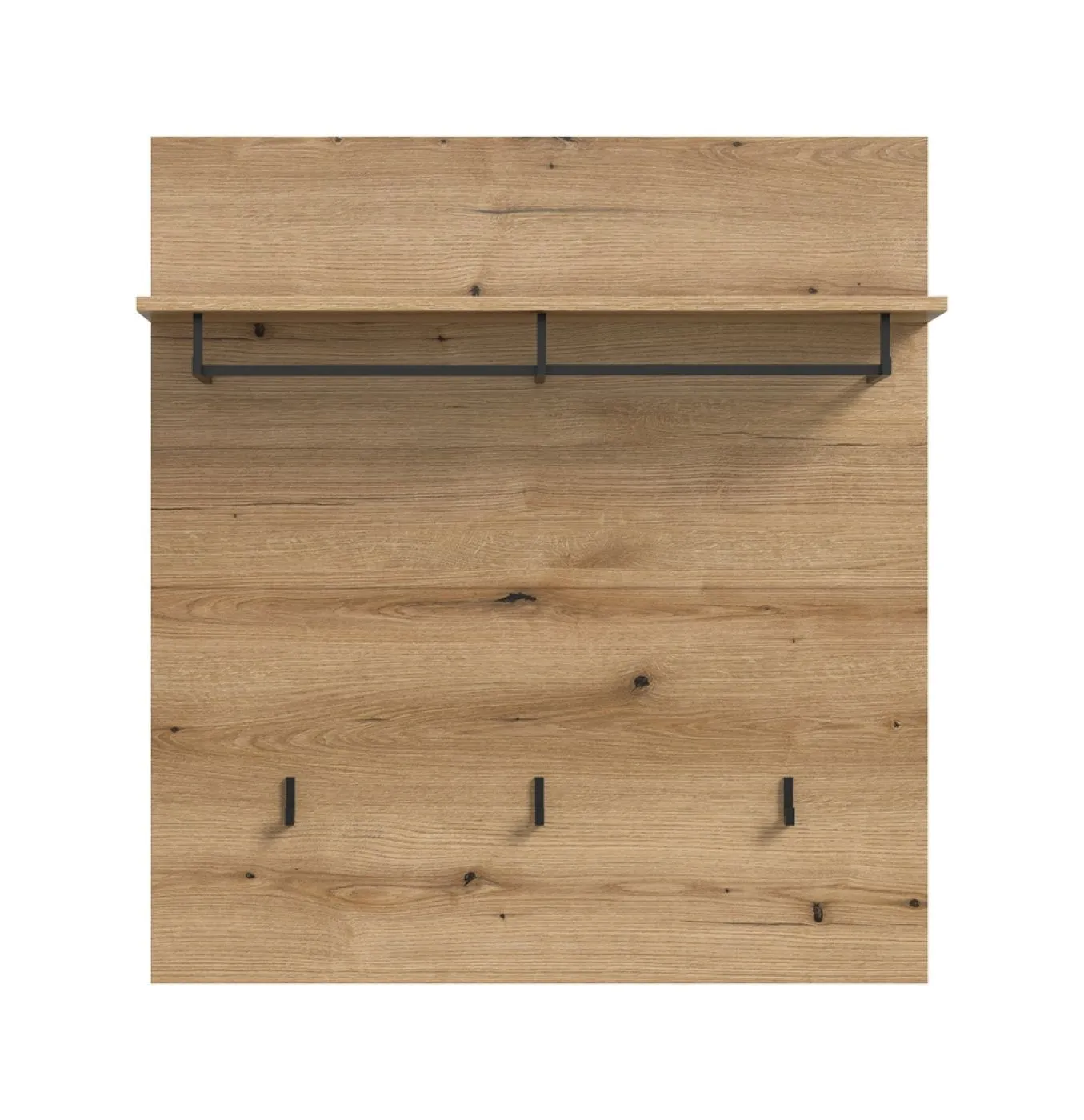 Garderobenpaneel Scout | mit Hutablage | Evoke Oak