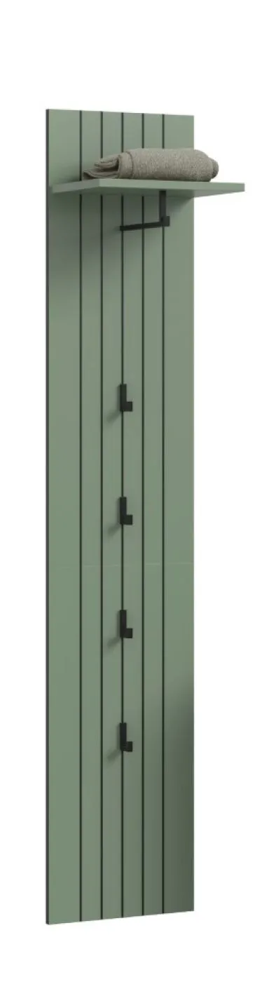 Garderobenpaneel Station | Smoke Green