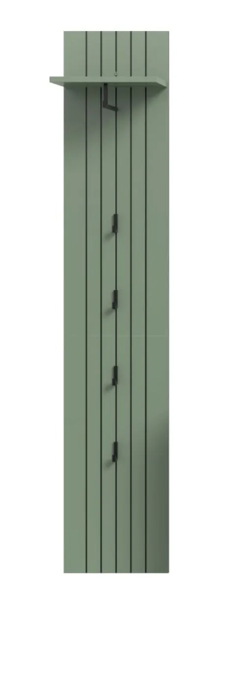 Garderobenpaneel Station | Smoke Green