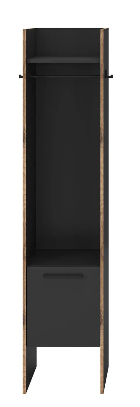 Garderobenschrank Bueno | Basalt / Nox Oak | verschiedene Größen