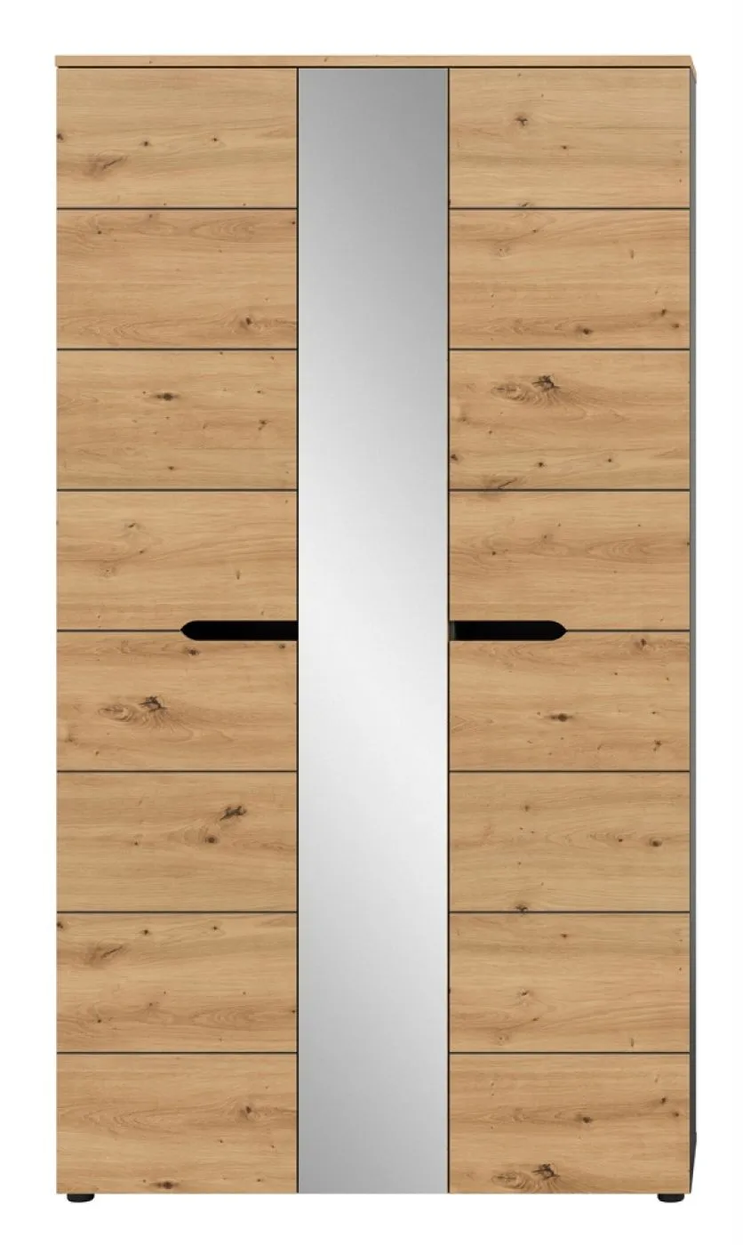 Garderobenschrank Canu 1 | grau / Artisan Eiche