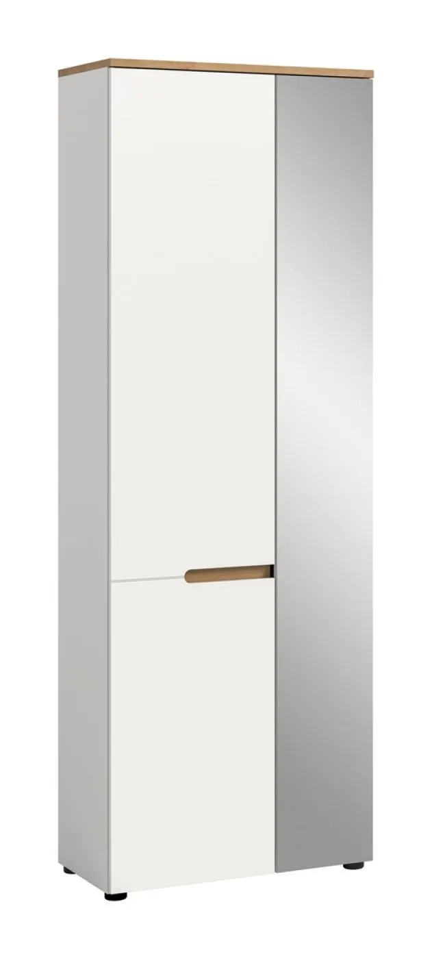 Garderobenschrank Canu | Weiß / Artisan Eiche