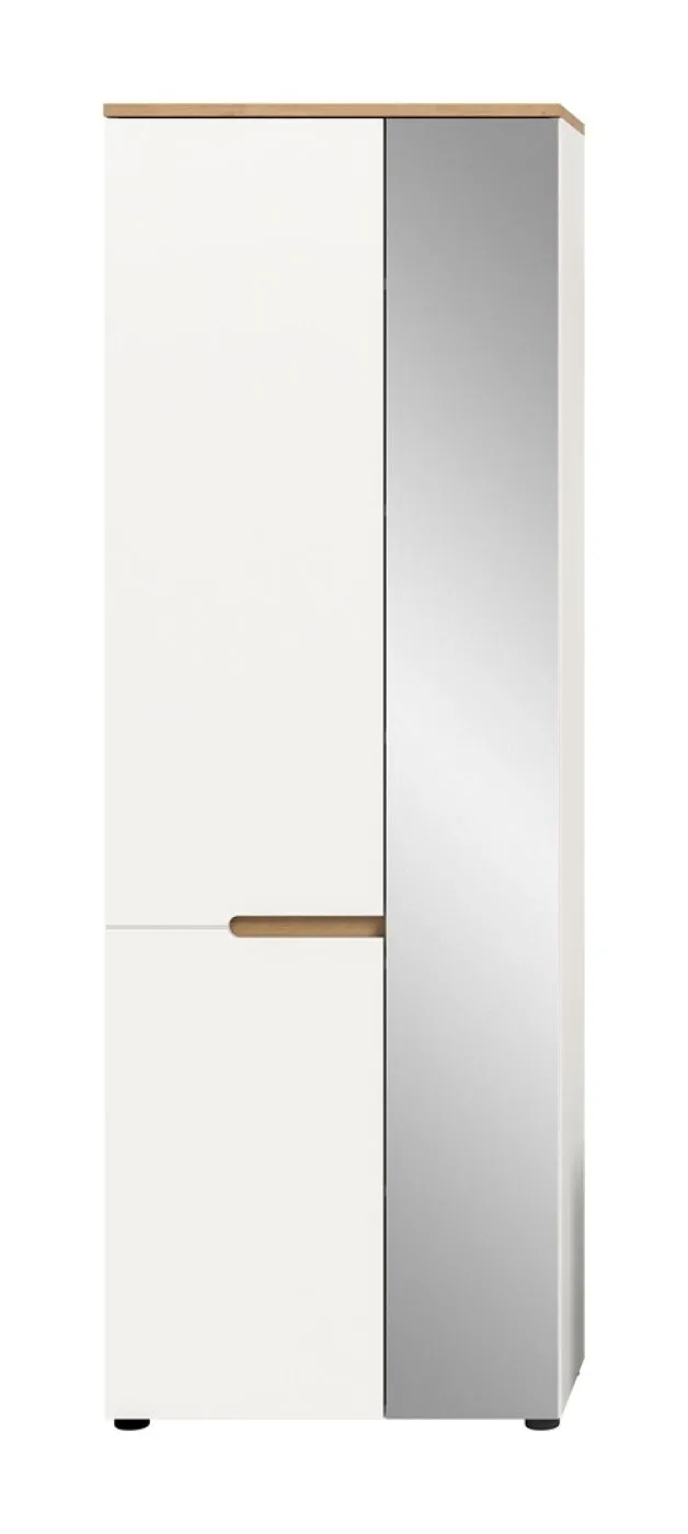 Garderobenschrank Canu | Weiß / Artisan Eiche