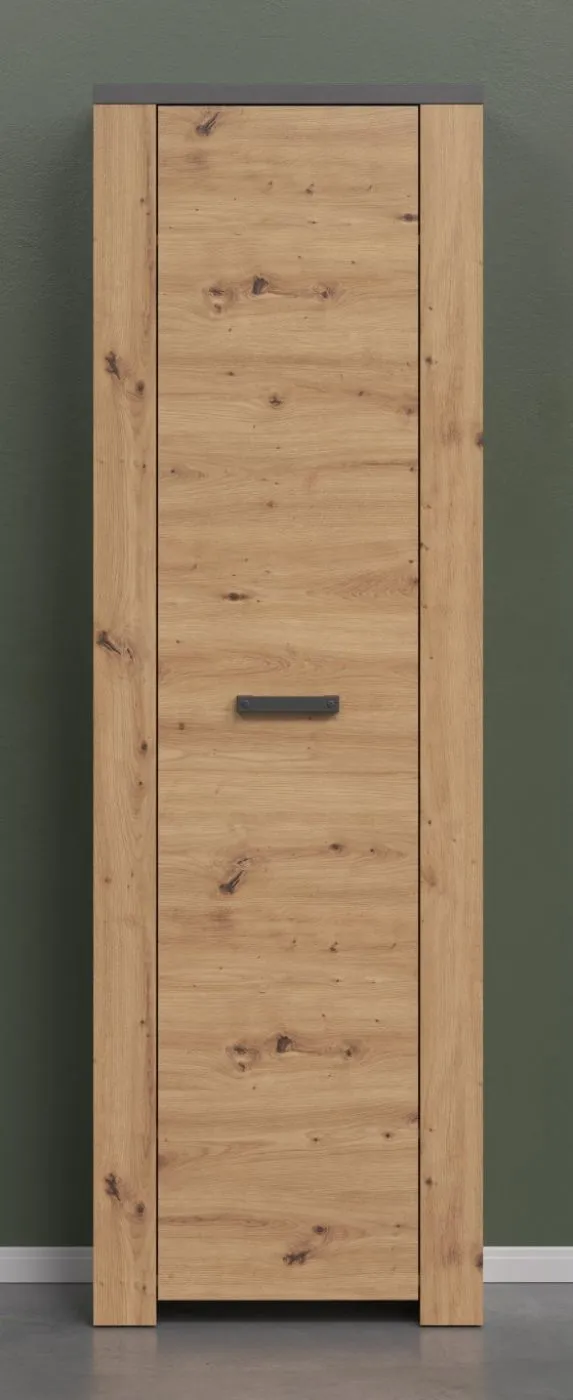 Garderobenschrank Follow | Artisan Eiche / Matera grau