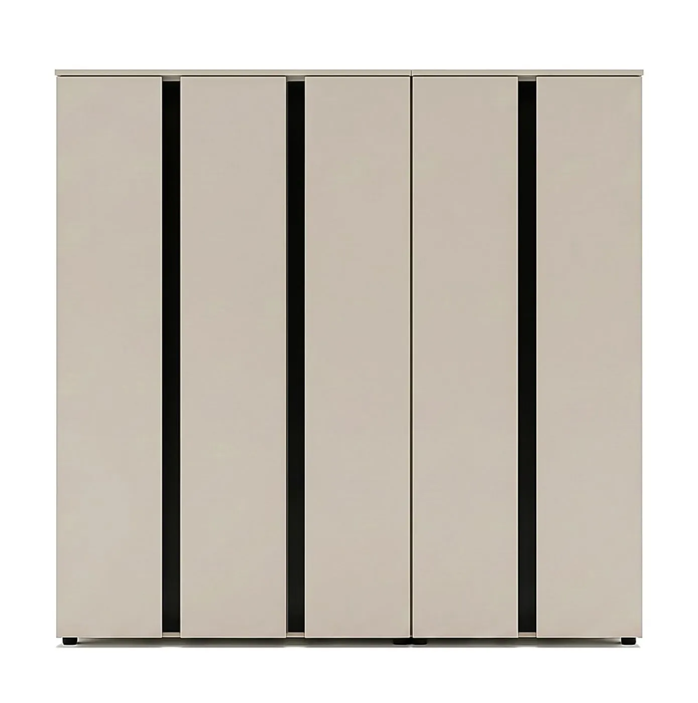 Garderobenschrank Kleiderschrank Amara | Kaschmir | 2-teilig