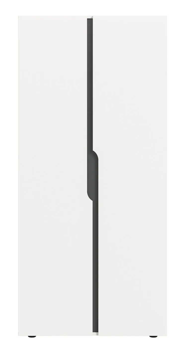 Garderobenschrank Kleiderschrank Anga | 2-türig | weiß