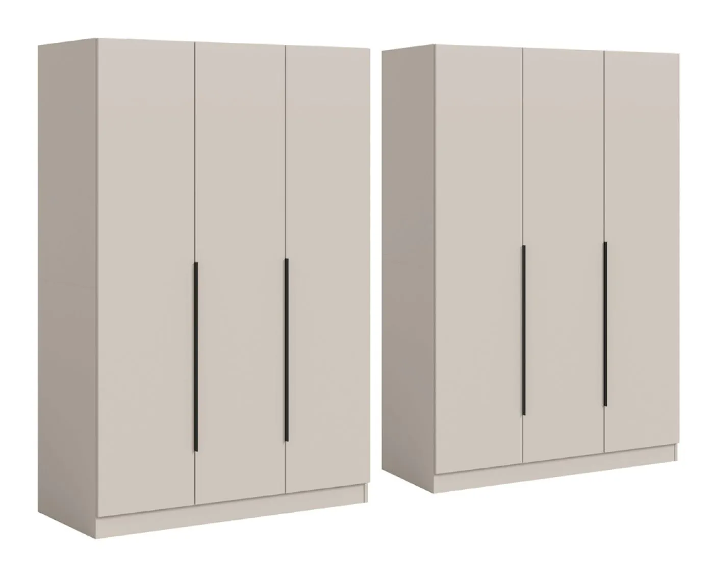 Garderobenschrank Kleiderschrank Kopenhagen 2 | Kaschmir | 2-teilig