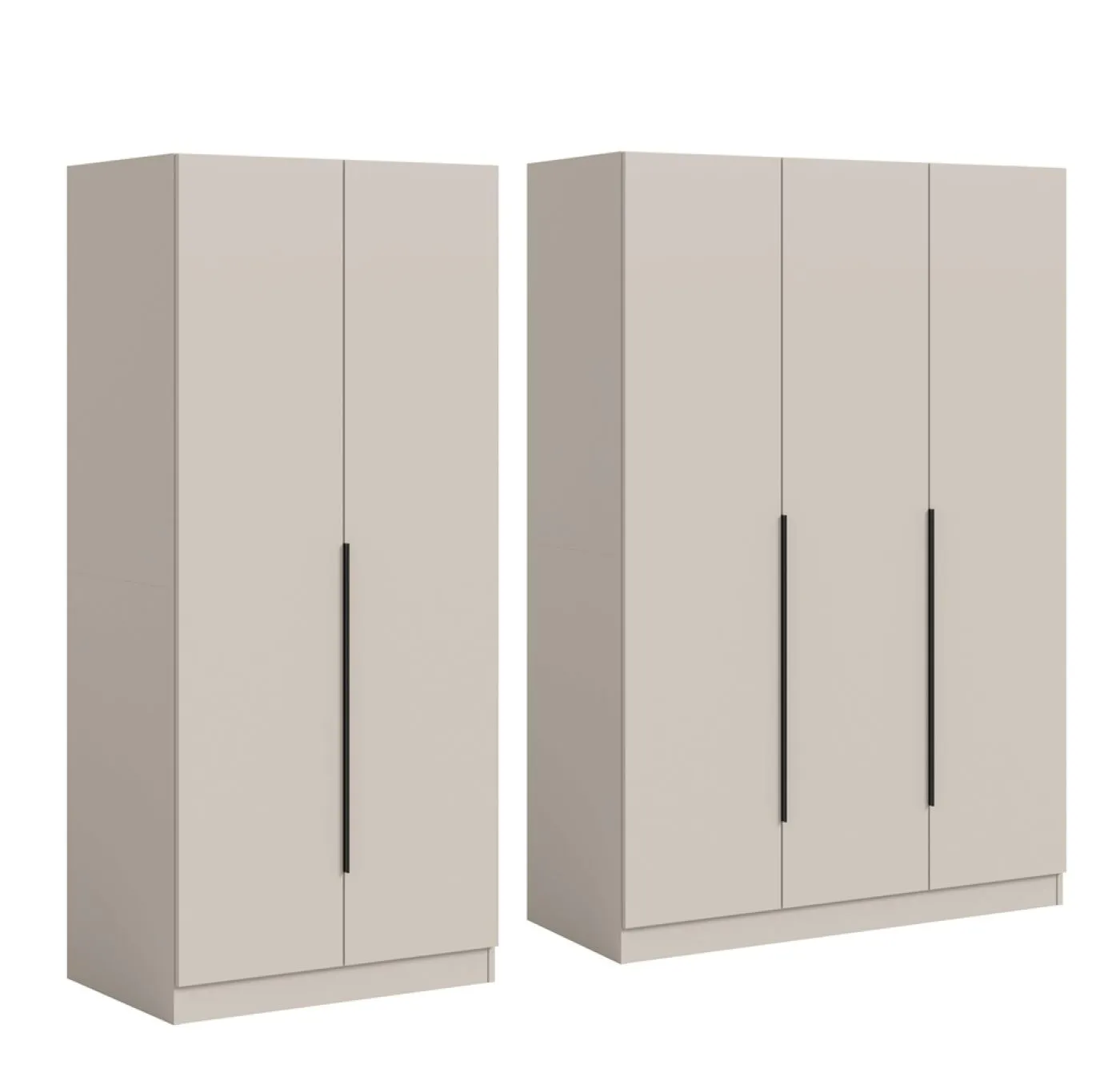 Garderobenschrank Kleiderschrank Kopenhagen | Kaschmir | 2-teilig