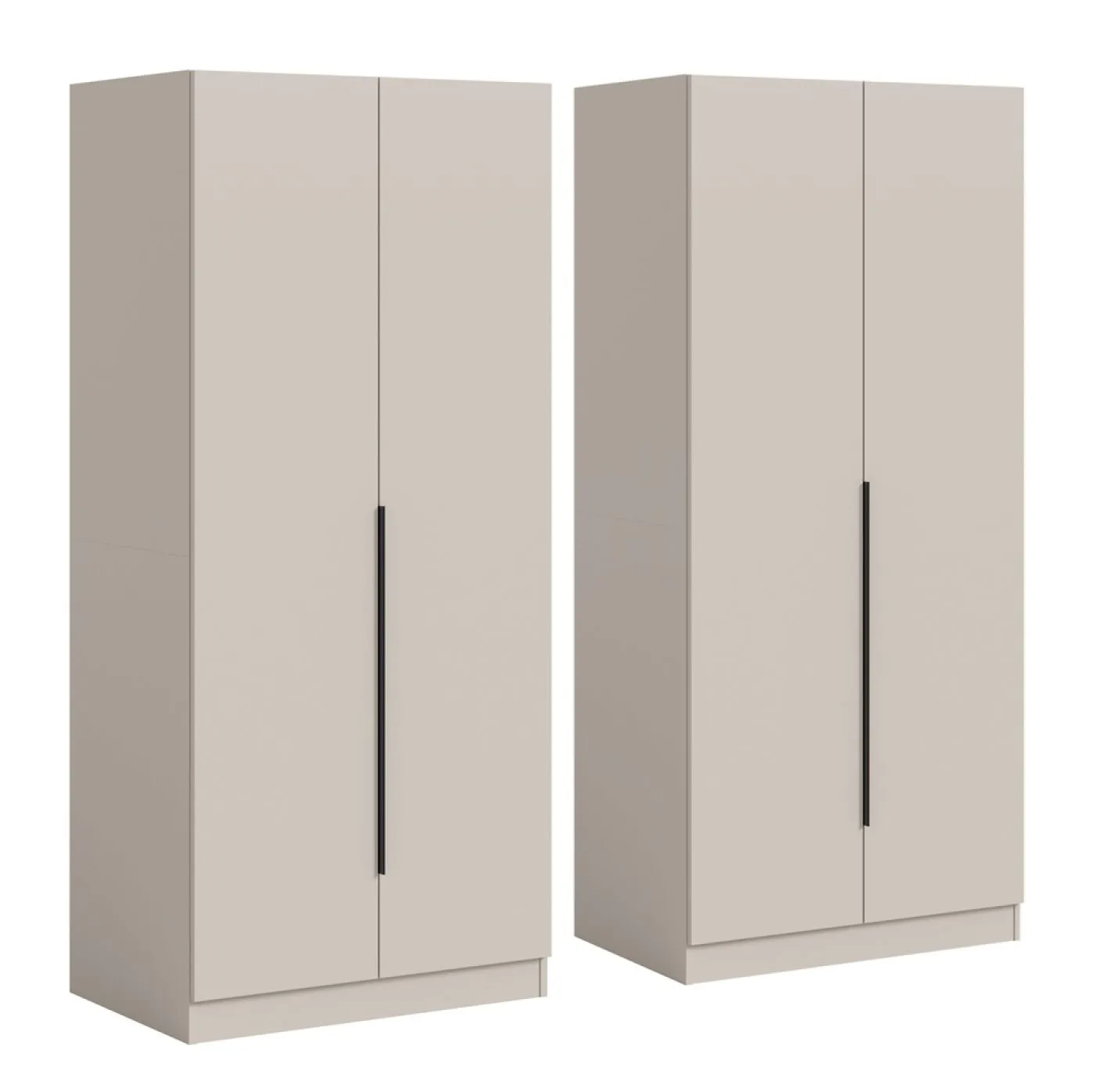 Garderobenschrank Kleiderschrank Set Kopenhagen | Kaschmir