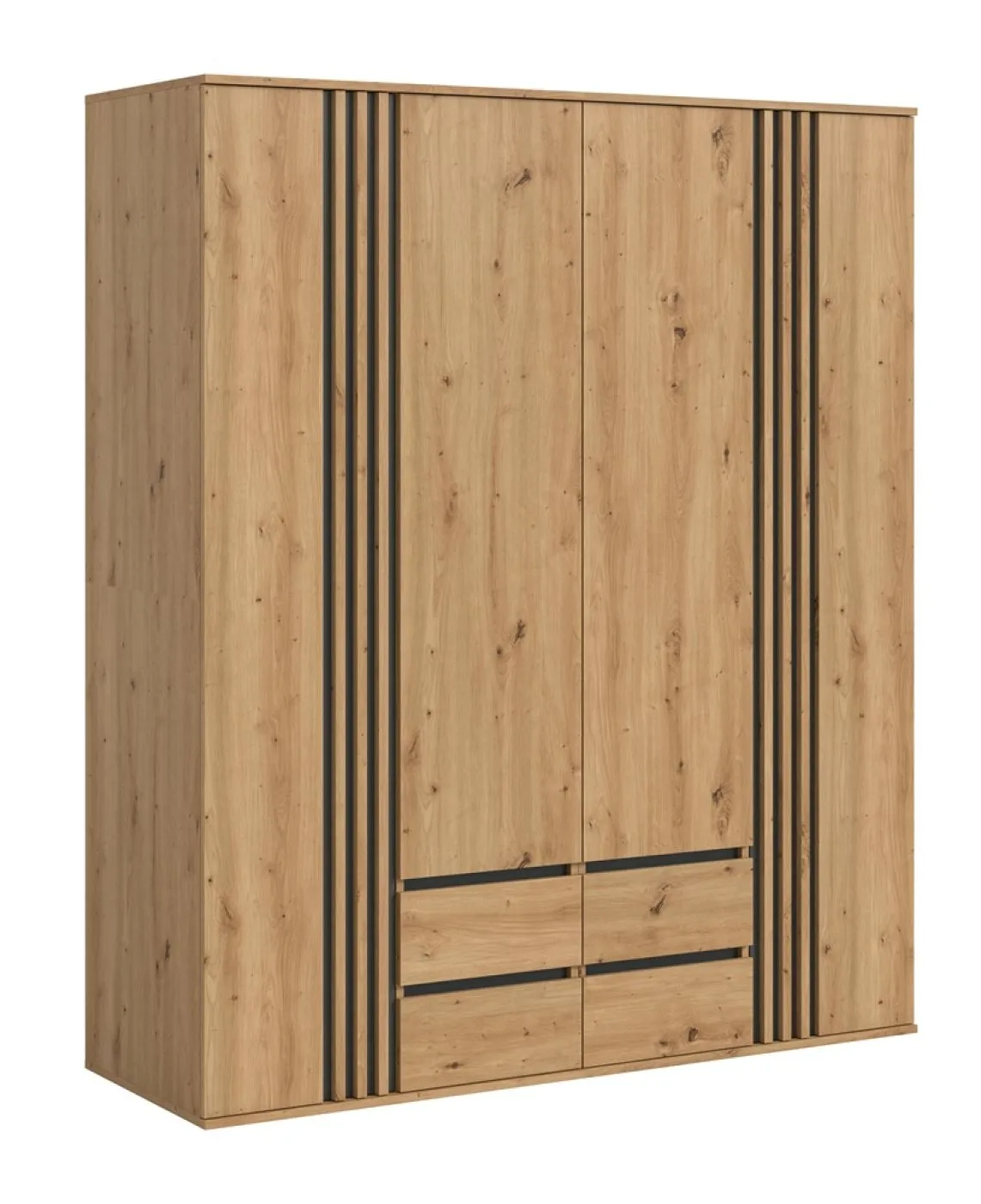 Garderobenschrank Kleiderschrank Tofta | 2-teilig | Artisan Eiche