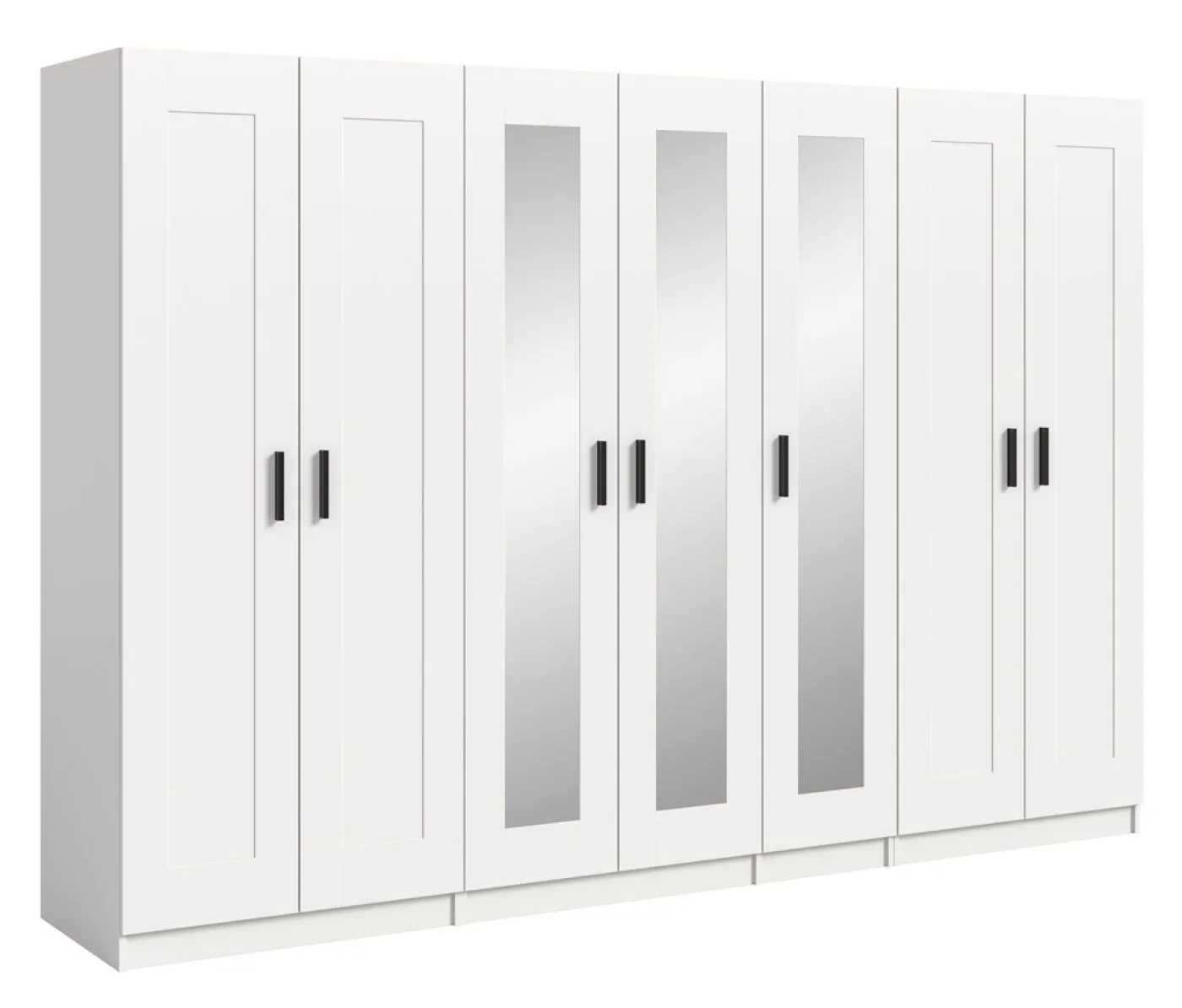 Garderobenschrank Kleiderschrank Visby 1 | 3-teilig | weiß