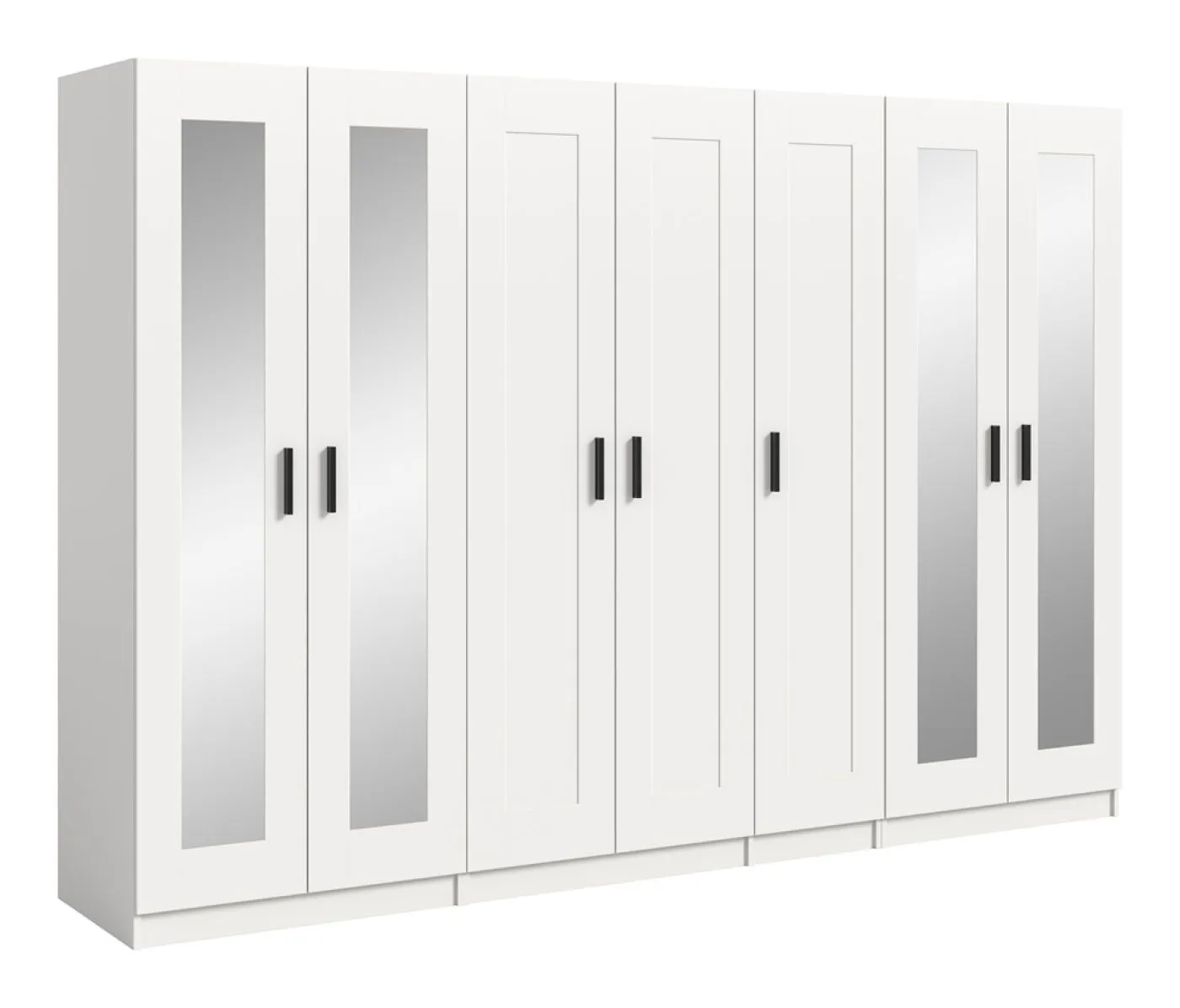 Garderobenschrank Kleiderschrank Visby 2 | 3-teilig | weiß