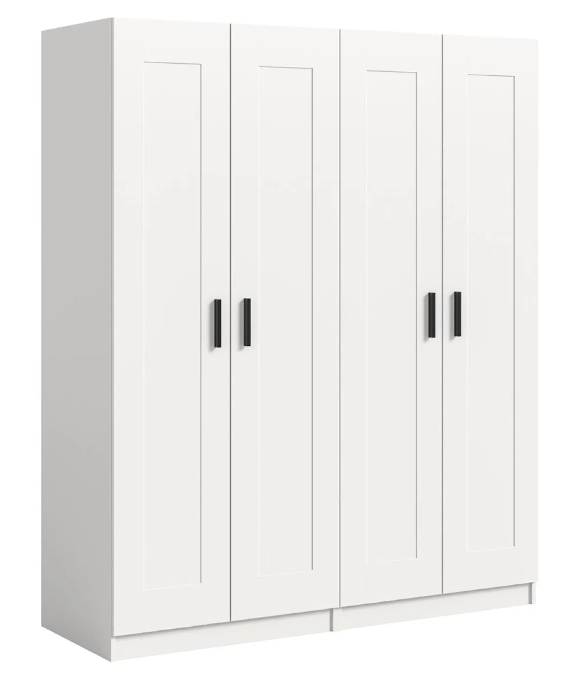 Garderobenschrank Kleiderschrank Visby | 2-teilig | weiß